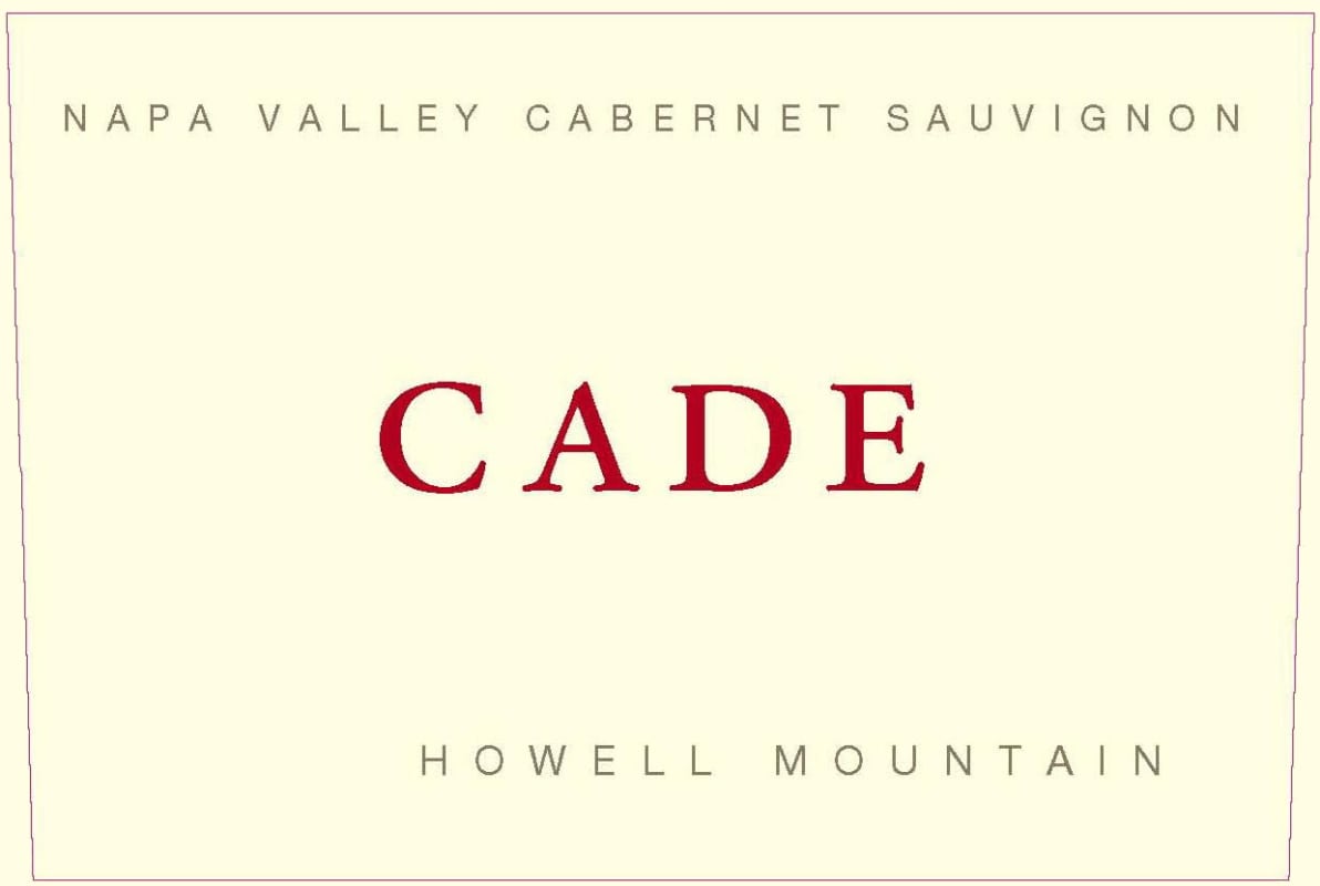 CADE Howell Mountain Cabernet Sauvignon 2012 Front Label
