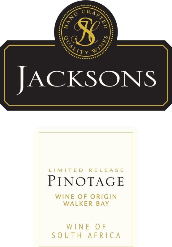 Stanford Hills Estate Jacksons Pinotage 2013 Front Label