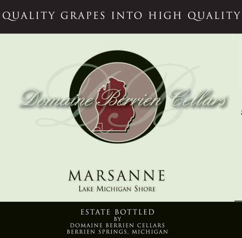 Domaine Berrien Cellars Marsanne 2013 Front Label