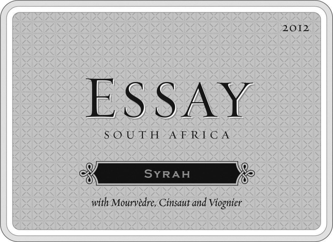 Essay Red Blend 2012 Front Label