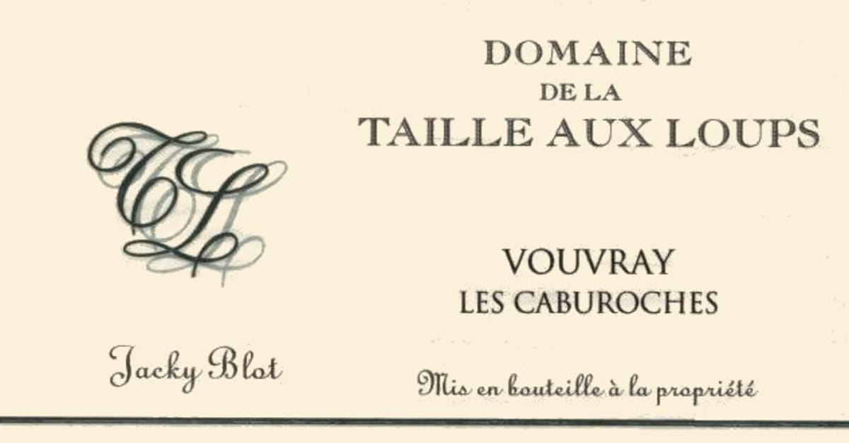 Domaine de la Taille Aux Loups Vouvray Les Caburoches 2014 Front Label