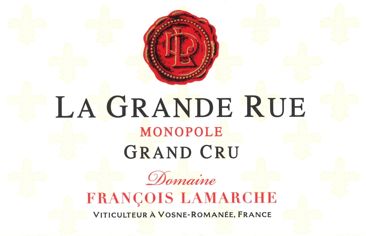 Francois Lamarche La Grande Rue Monopole Grand Cru 2013 Front Label