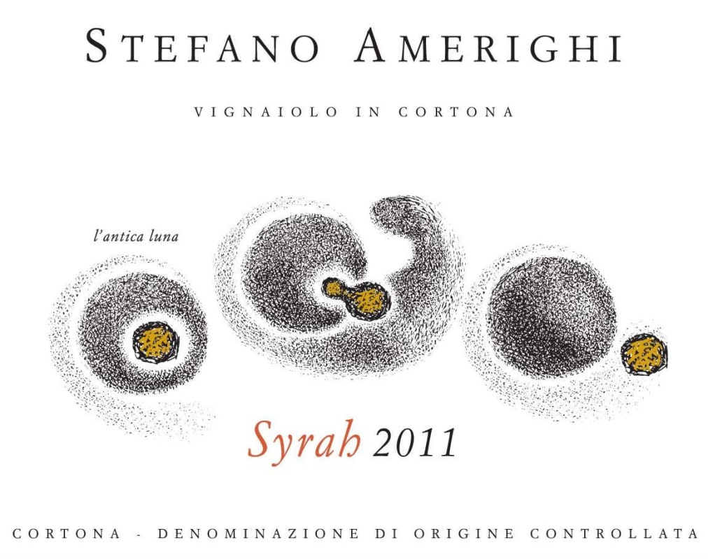 Stefano Amerighi Cortona Syrah 2011 Front Label