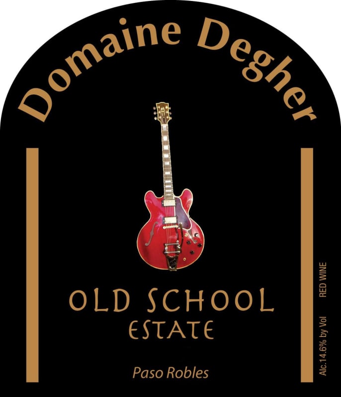 Domaine Degher Wines Old School Estate Red 2010 Front Label