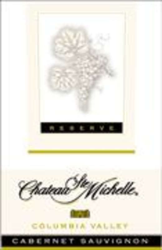 Chateau Ste. Michelle Reserve Cabernet Sauvignon 1996 Front Label