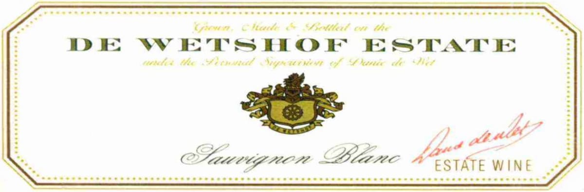 De Wetshof Sauvignon Blanc 2016 Front Label