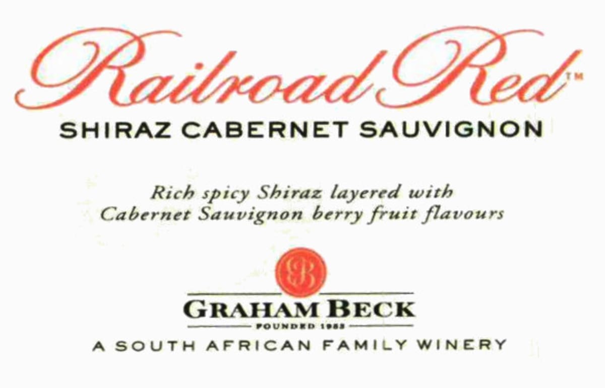 Graham Beck Railroad Red 2007 Front Label
