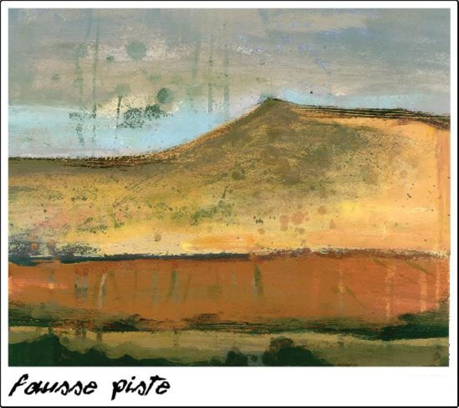 Fausse Piste Les Vignes de Marcoux Syrah 2012 Front Label