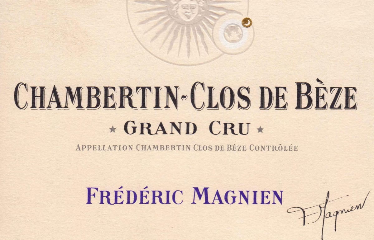 Frederic Magnien Chambertin-Clos de Beze Grand Cru 2013 Front Label