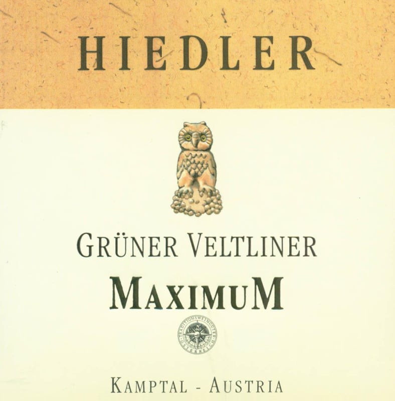 Hiedler Maximum Gruner Veltliner 2007 Front Label
