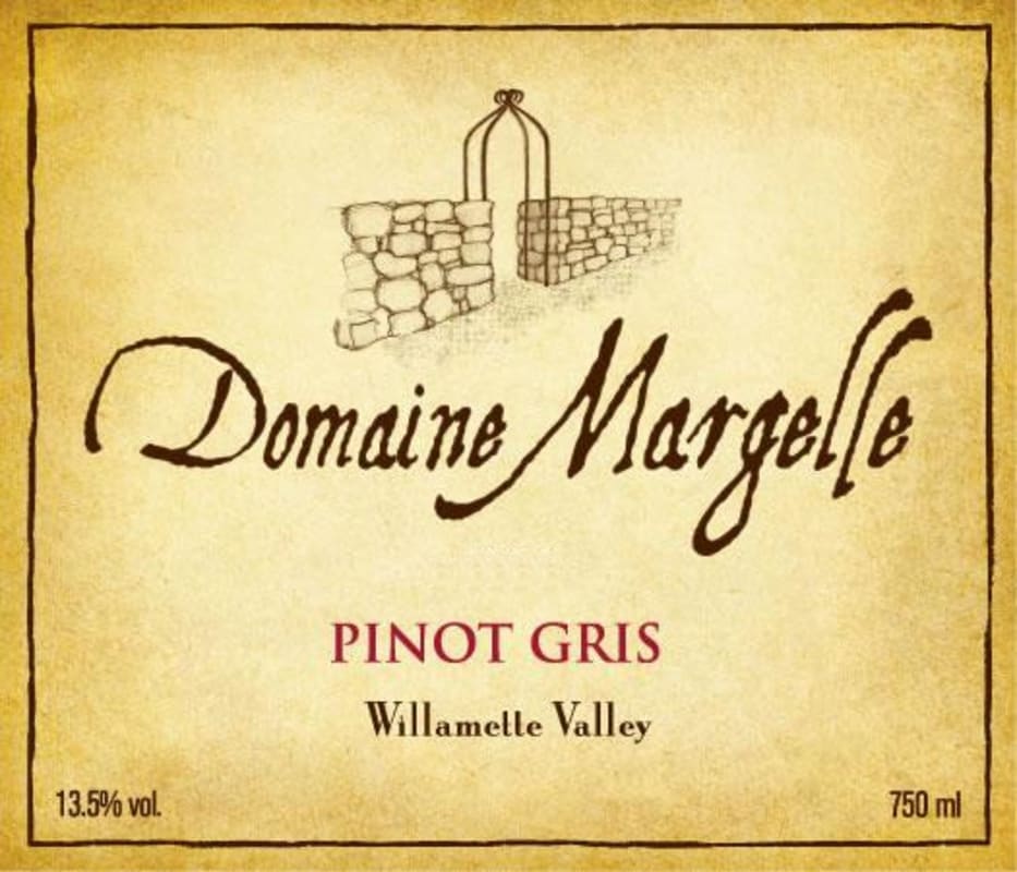 Domaine Margelle Pinot Gris 2013 Front Label