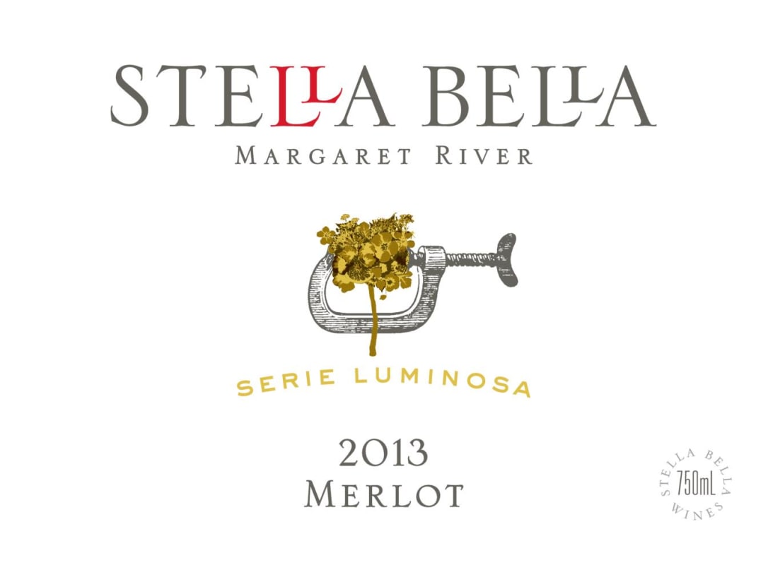 Stella Bella Serie Luminosa Merlot 2013 Front Label