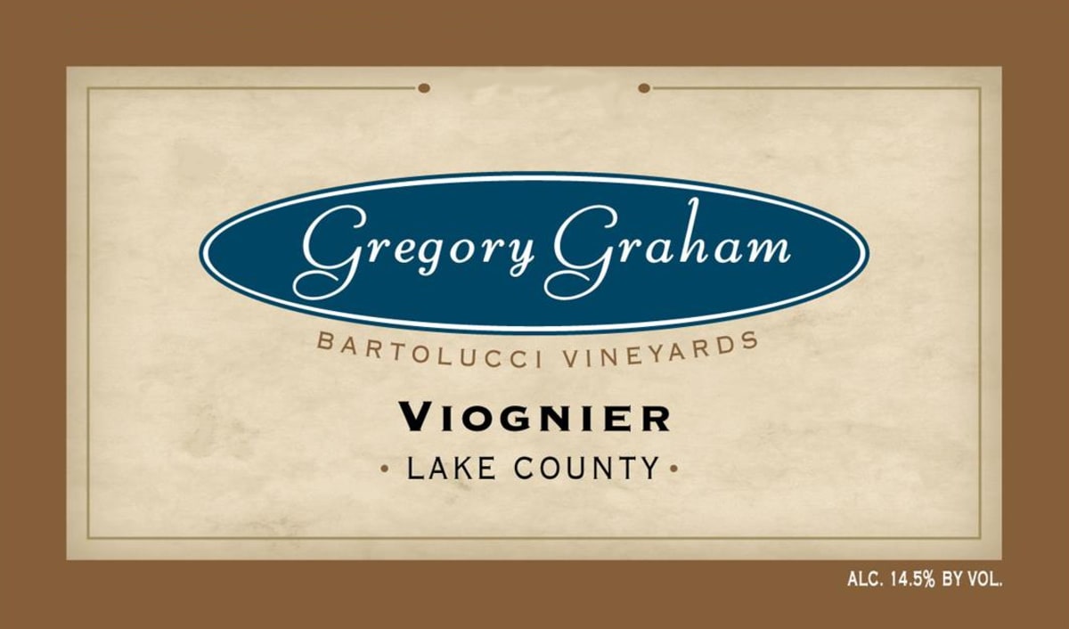 Gregory Graham Bartolucci Vineyard Viognier 2009 Front Label