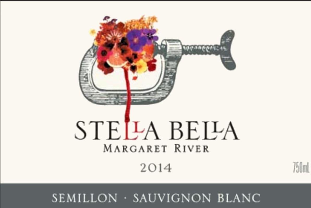 Stella Bella Semillon - Sauvignon Blanc 2014 Front Label