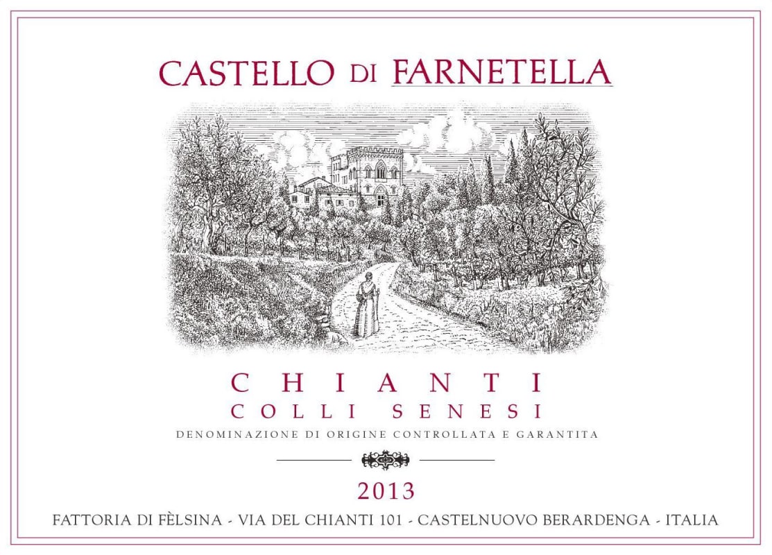 Farnetella Chianti Colli Senesi 2013 Front Label