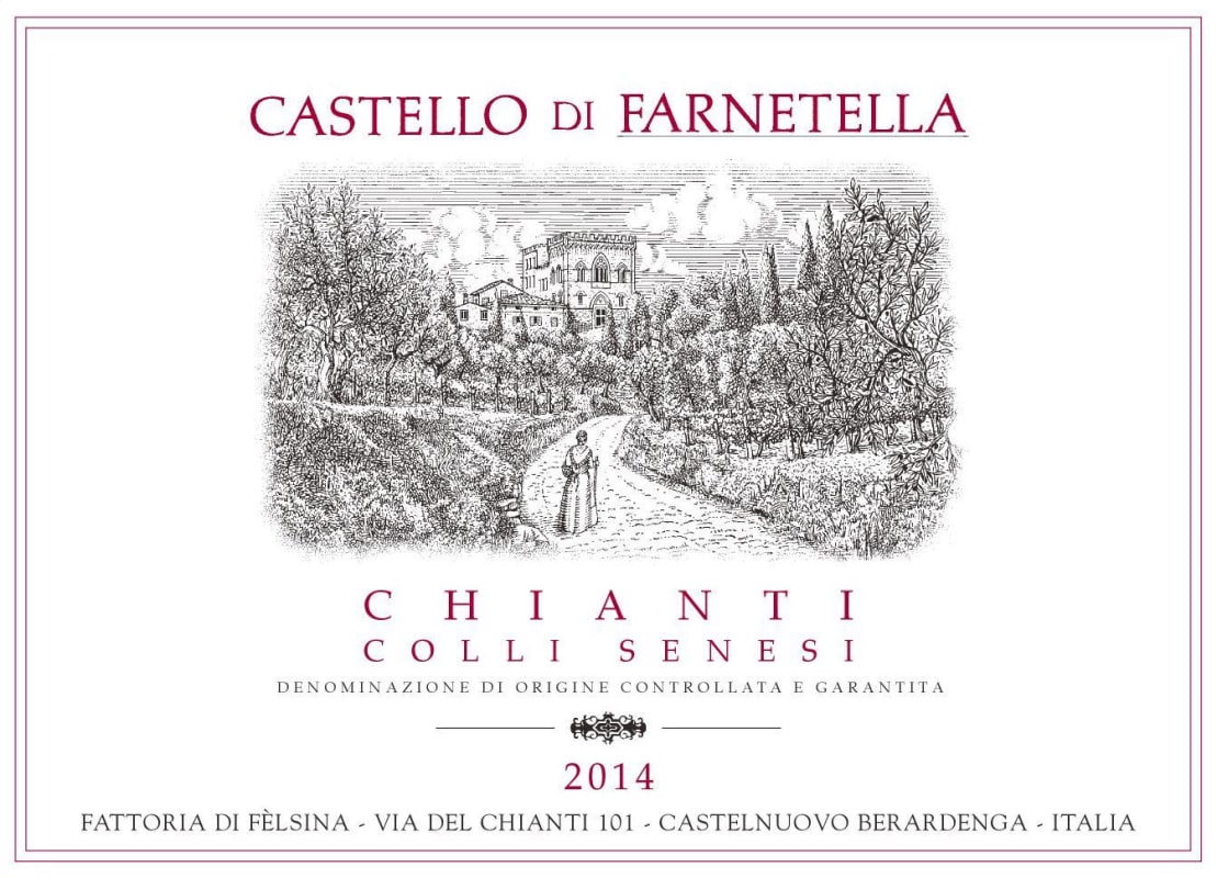 Farnetella Chianti Colli Senesi 2014 Front Label