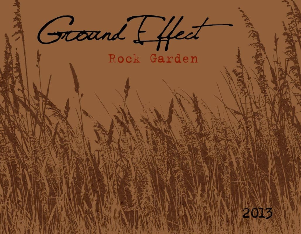 Ground Effect Rock Garden 2013 Front Label