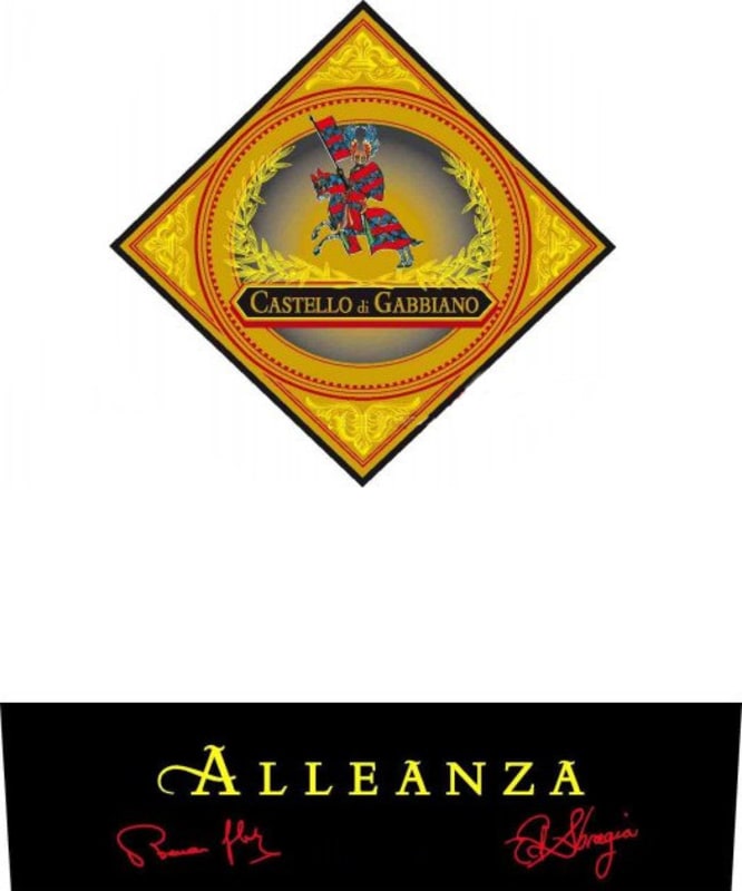 Gabbiano Alleanza 2008 Front Label