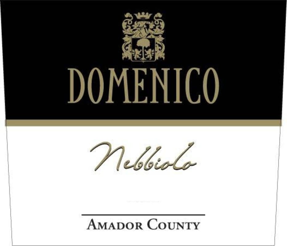 Domenico Wines Nebbiolo 2009 Front Label