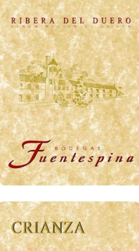 Fuentespina Crianza 2009 Front Label
