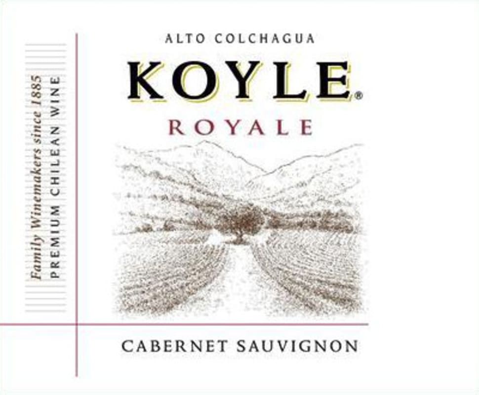 Koyle Royale Cabernet Sauvignon 2012 Front Label