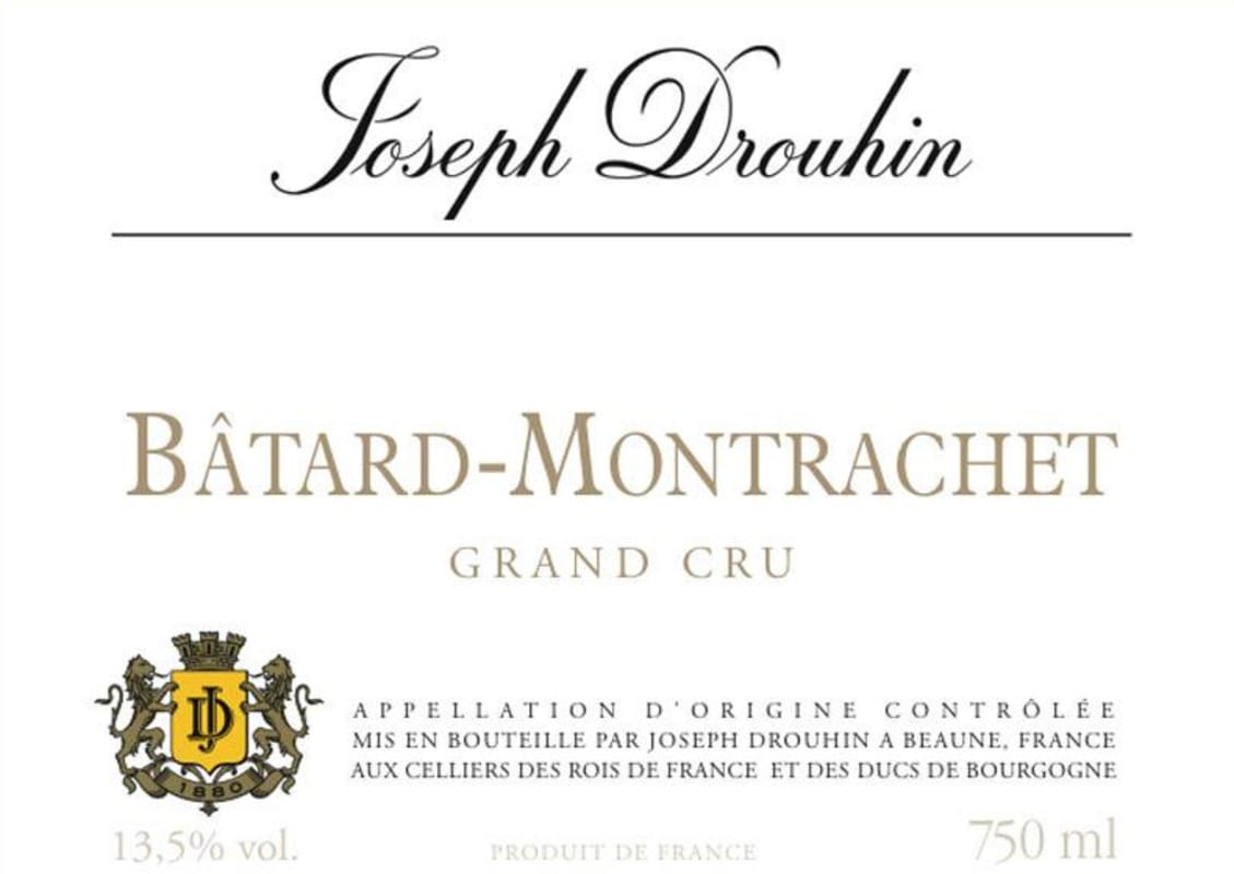 Joseph Drouhin Batard Montrachet Grand Cru 2014 Front Label