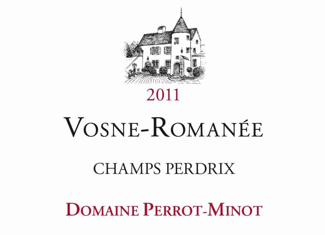 Domaine Perrot-Minot Vosne-Romanee Champs Perdrix 2011 Front Label