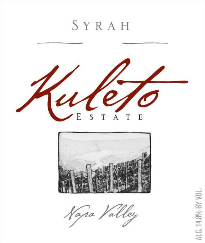 Kuleto Estate Syrah 2012 Front Label