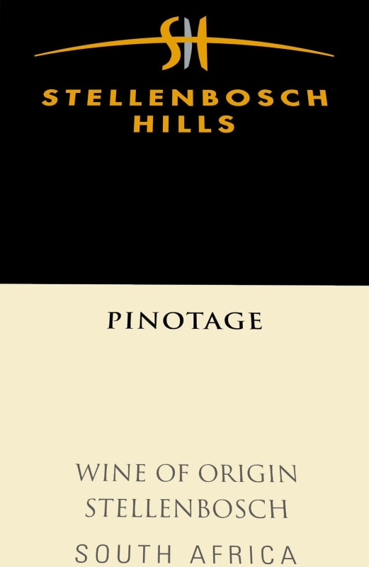 Stellenbosch Hills Stellenbosch Pinotage 2008 Front Label