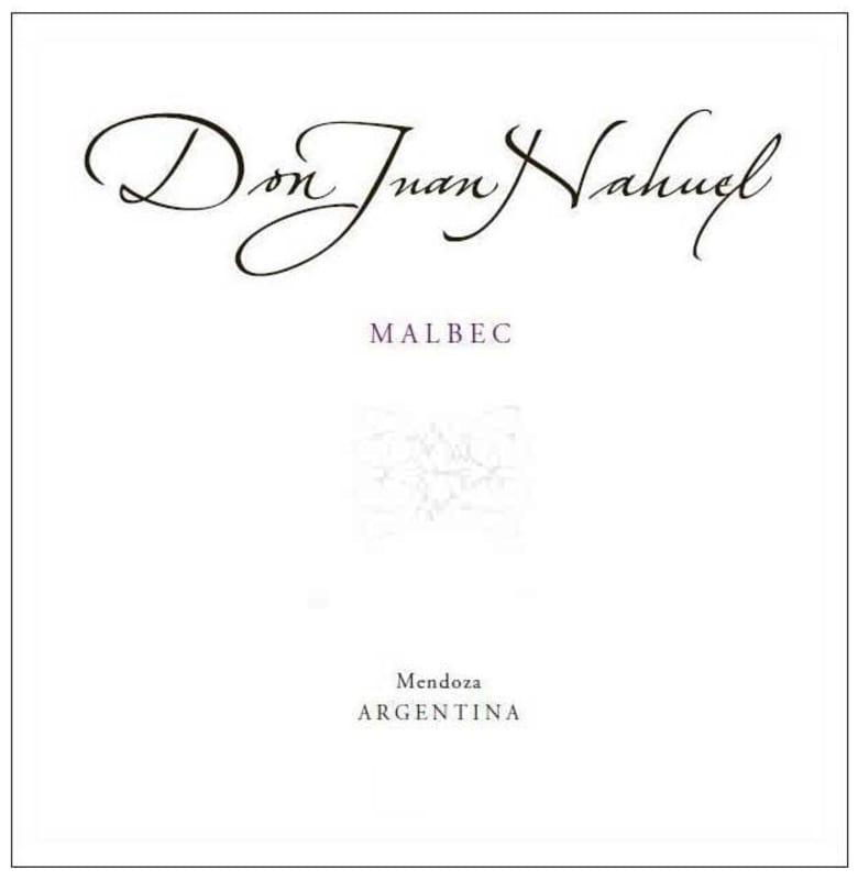 Cielo y Tierra Don Juan Nahuel Malbec 2012 Front Label