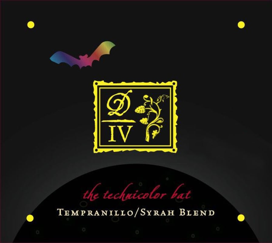 Dominio Wines IV Technicolor Bat Syrah Tempranillo 2012 Front Label