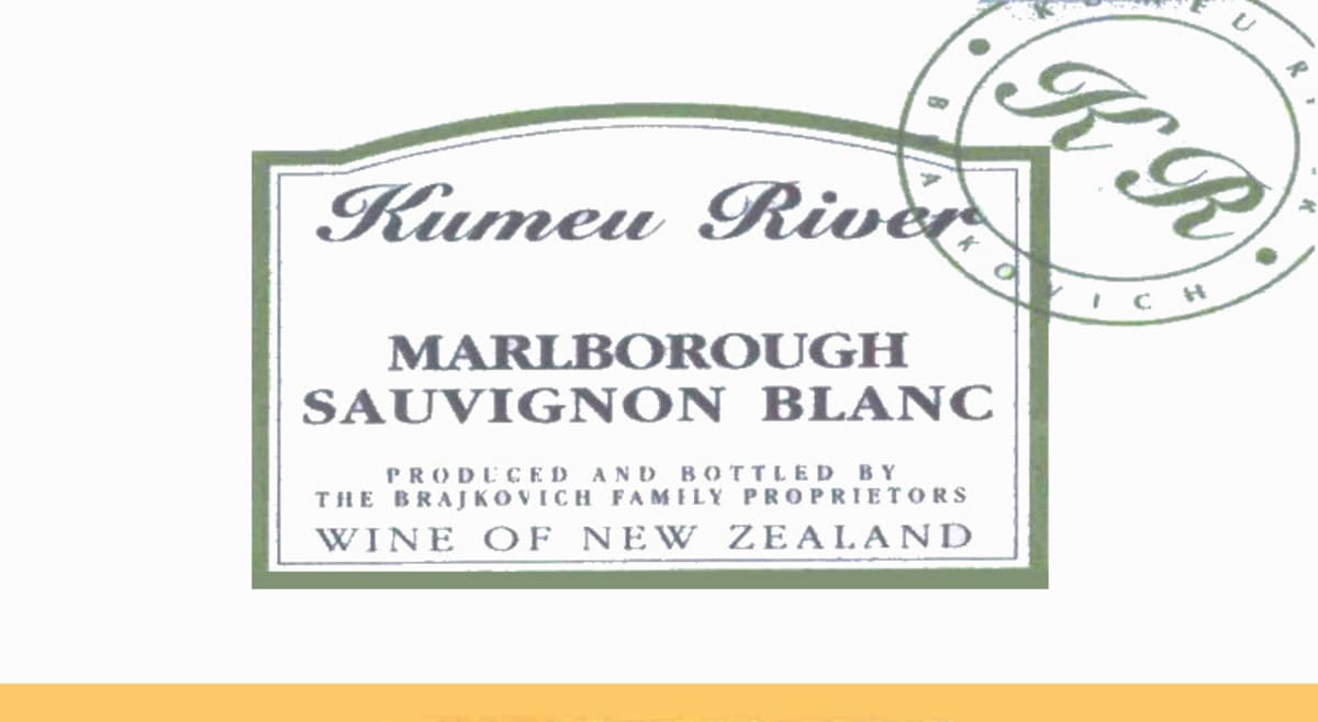 Kumeu River Sauvignon Blanc 2005 Front Label