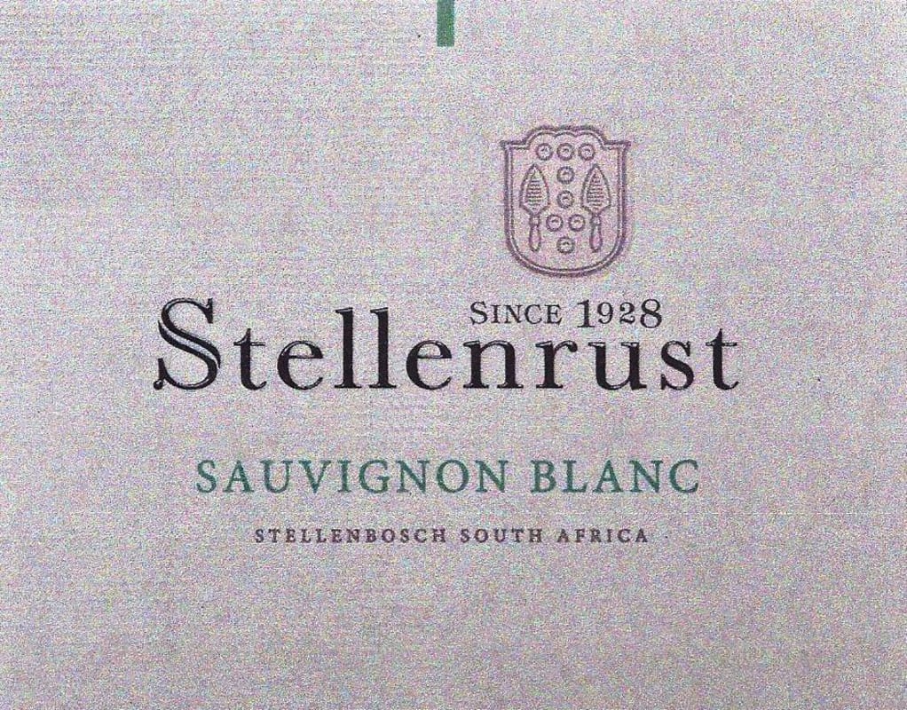 Stellenrust Wine Estate Sauvignon Blanc 2014 Front Label