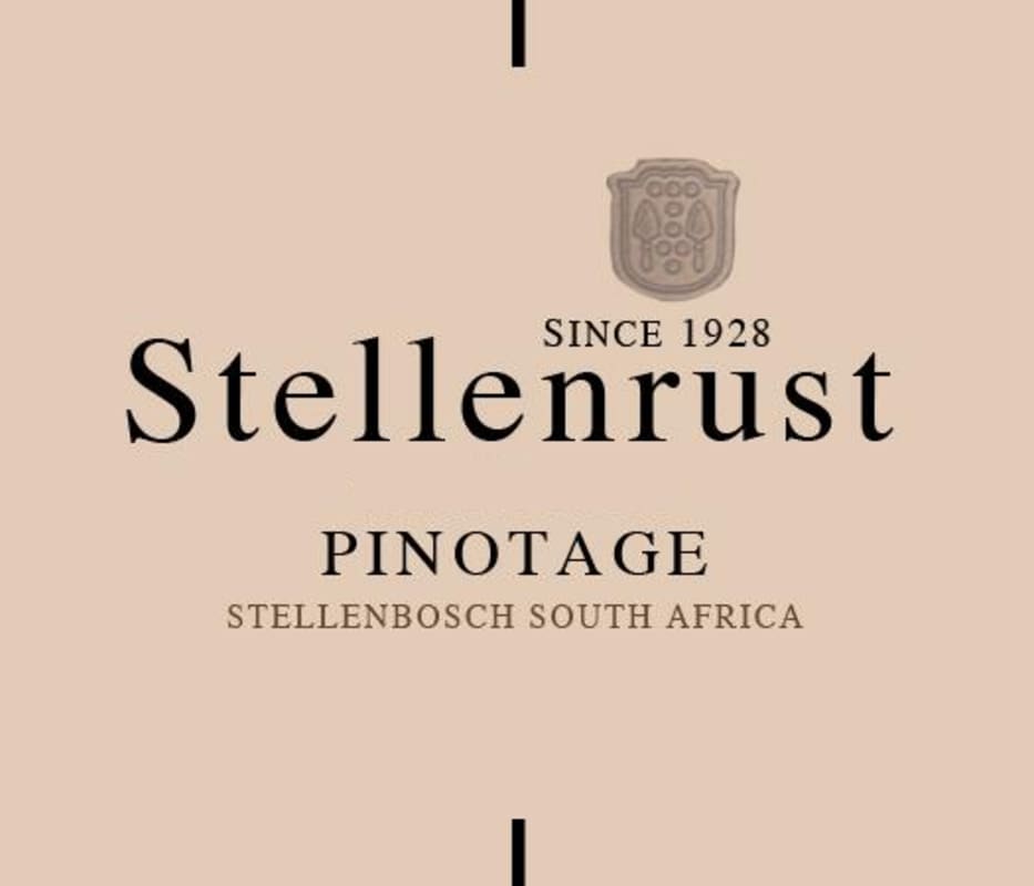 Stellenrust Wine Estate Pinotage 2015 Front Label