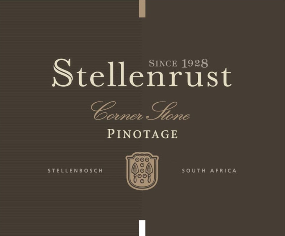 Stellenrust Wine Estate Corner Stone Pinotage 2012 Front Label