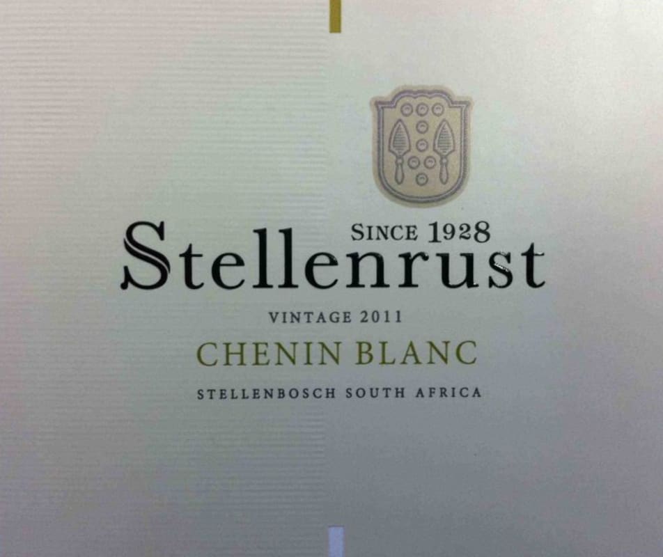 Stellenrust Wine Estate Chenin Blanc 2011 Front Label