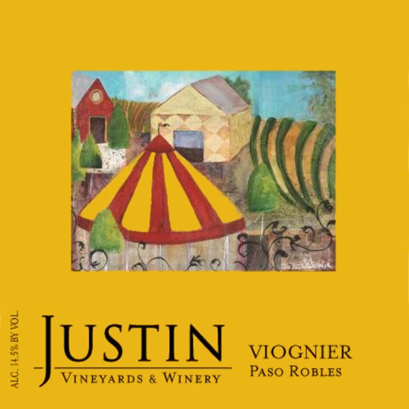 Justin Viognier 2014 Front Label
