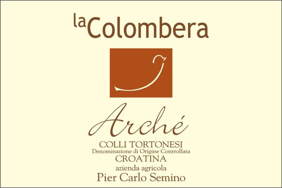 La Colombera Arche 2009 Front Label