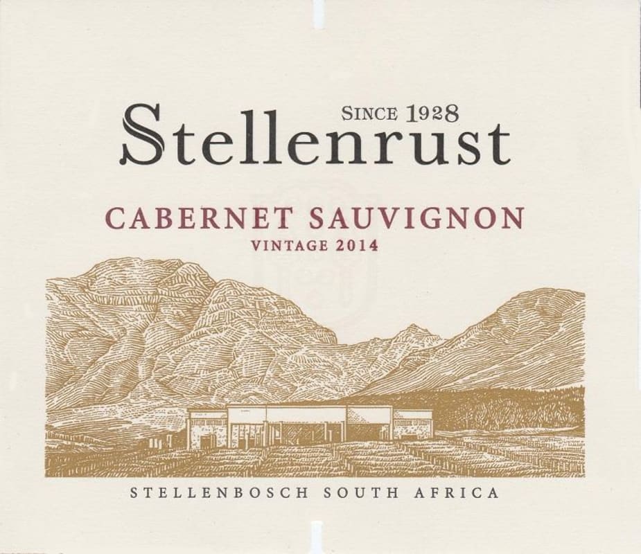 Stellenrust Wine Estate Cabernet Sauvignon 2014 Front Label