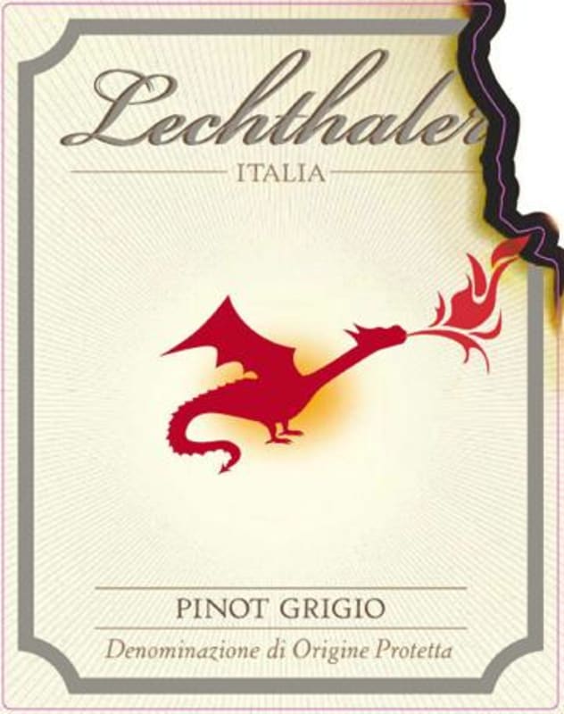 Lechthaler Pinot Grigio 2014 Front Label