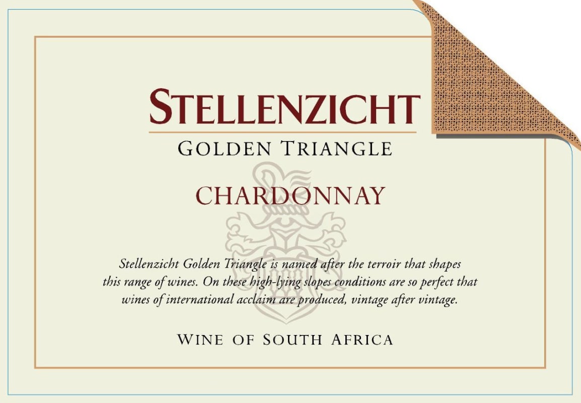 Stellenzicht Golden Triangle Chardonnay 2004 Front Label