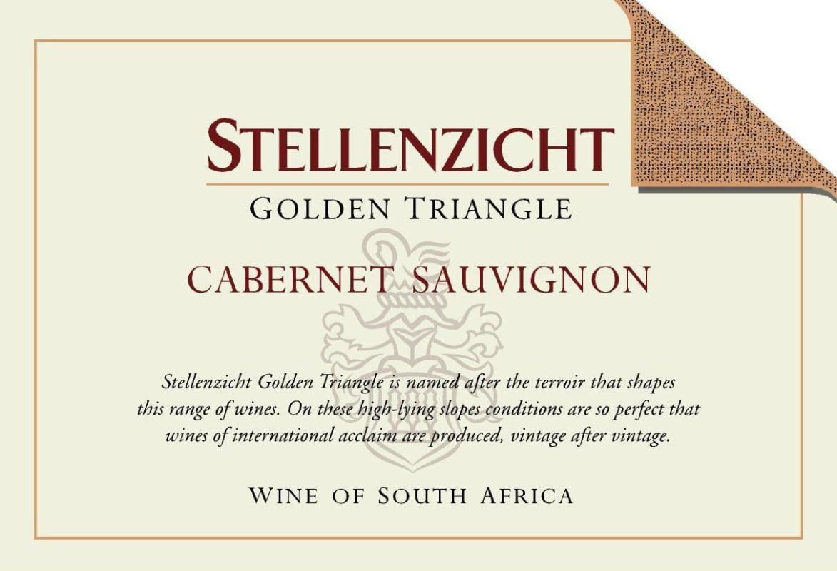 Stellenzicht Golden Triangle Cabernet Sauvignon 2004 Front Label