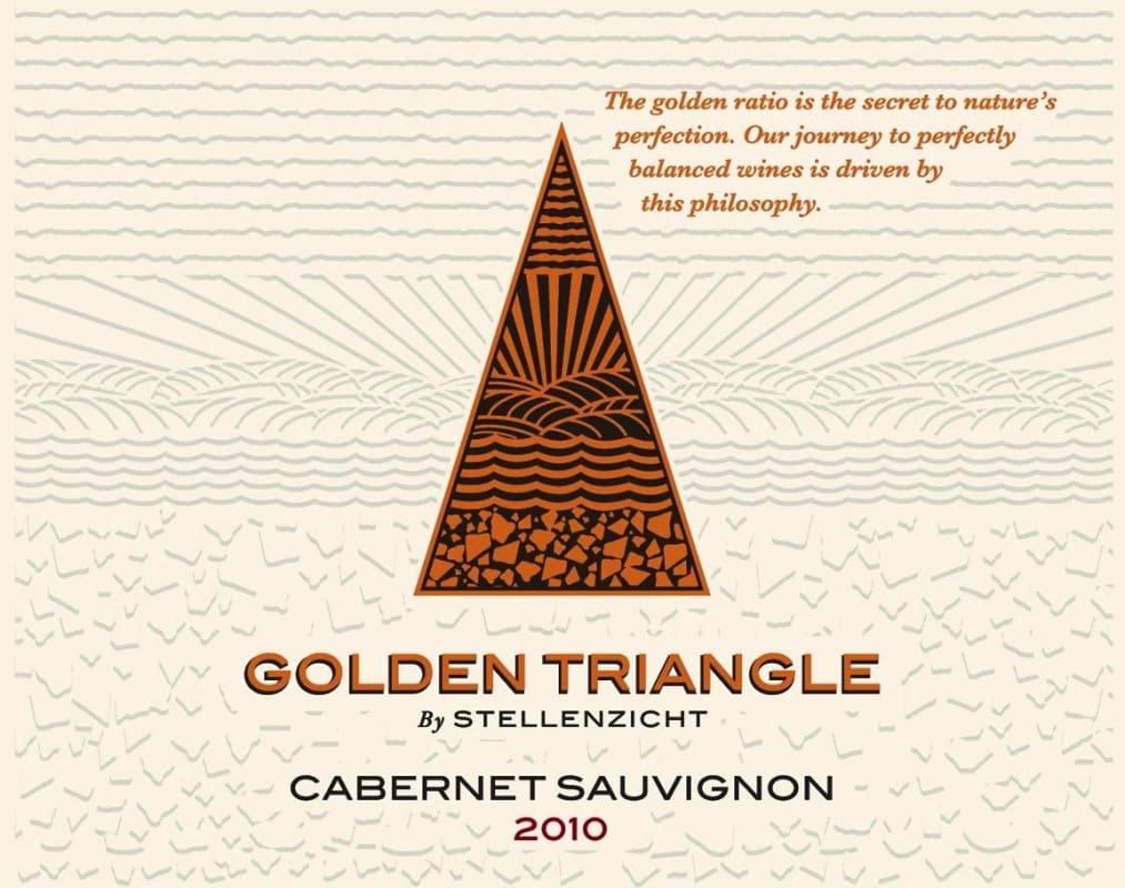 Stellenzicht Golden Triangle Cabernet Sauvignon 2010 Front Label