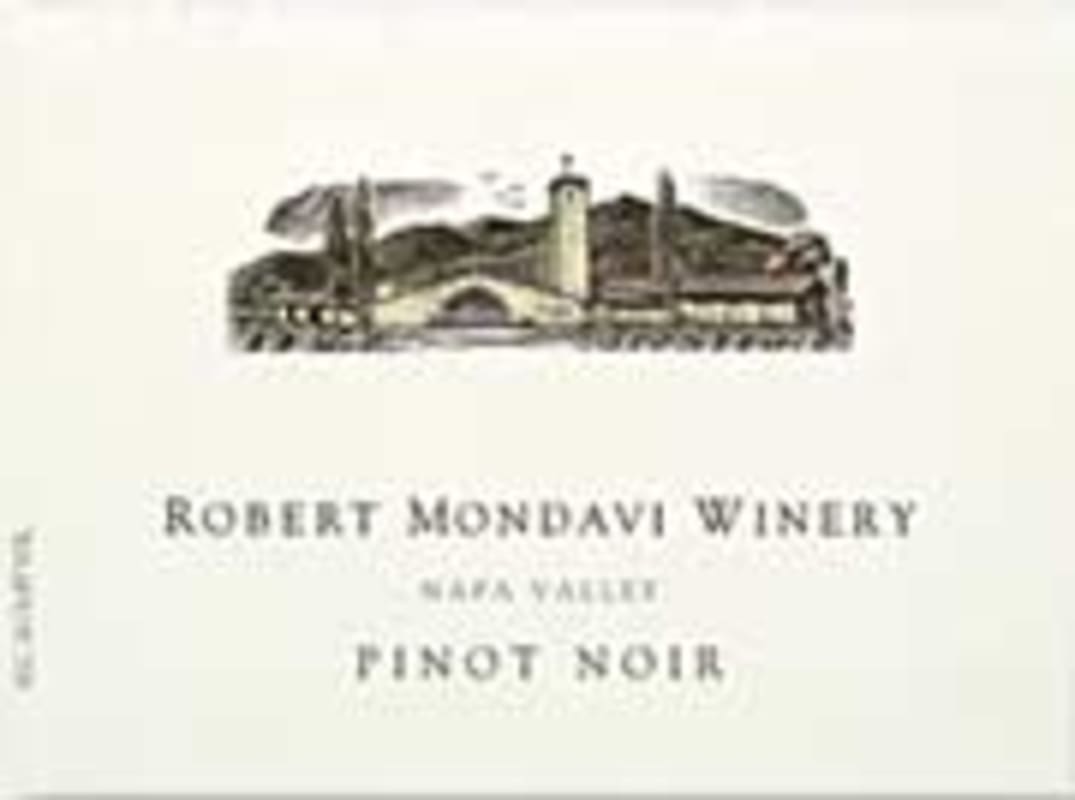 Robert Mondavi Napa Pinot Noir 1999 Front Label