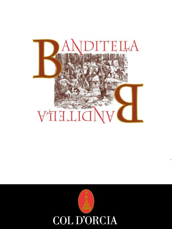 Col d'Orcia Rosso di Montalcino Banditella 2012 Front Label