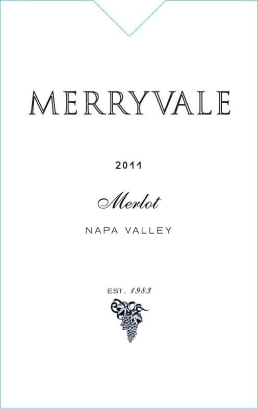 Merryvale Merlot 2011 Front Label