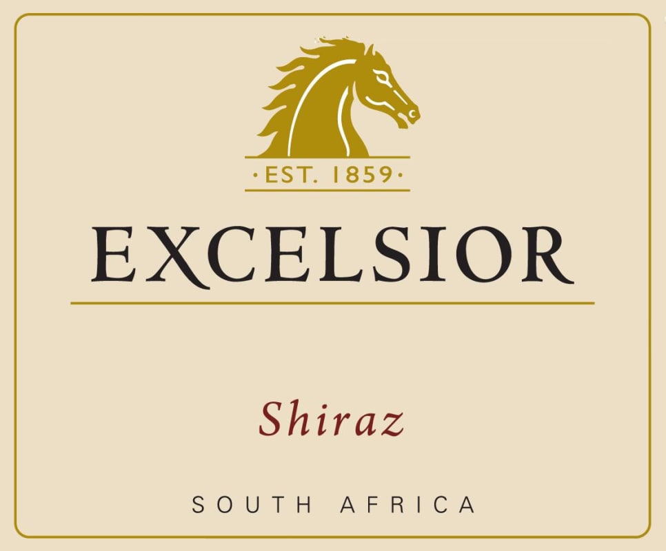 Excelsior Shiraz 2010 Front Label