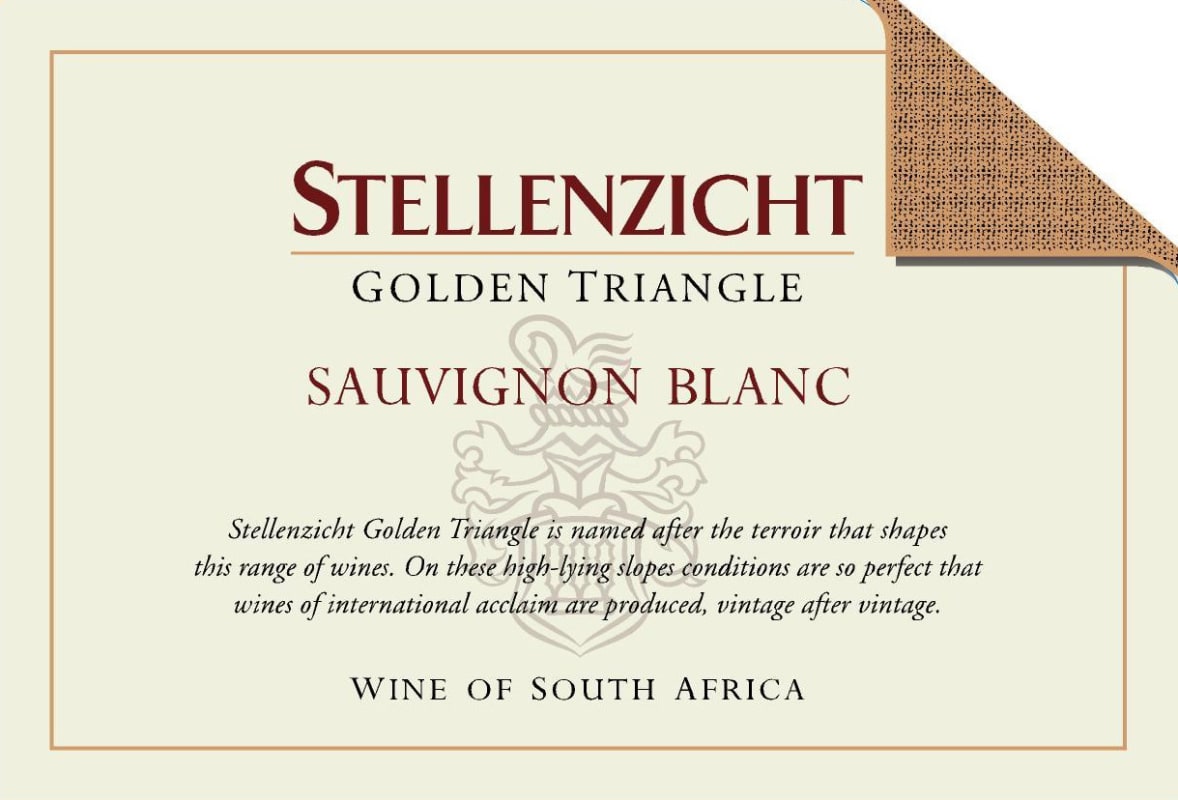 Stellenzicht Golden Triangle Sauvignon Blanc 2014 Front Label