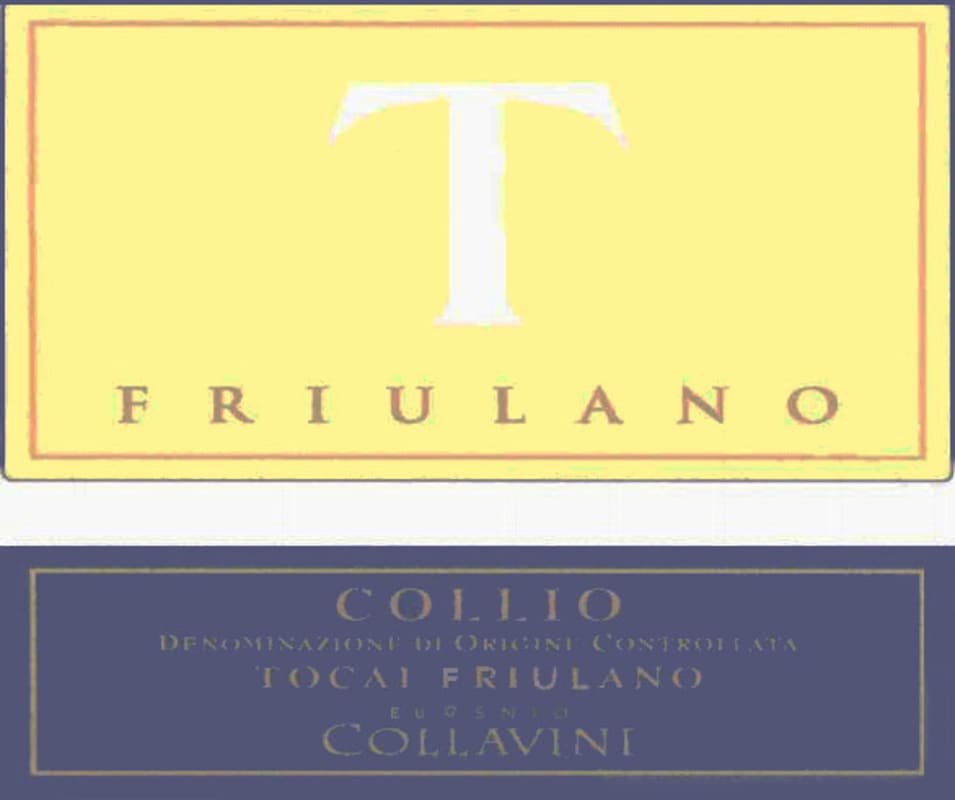 Collavini Collio Goriziano T-Friulano 2006 Front Label