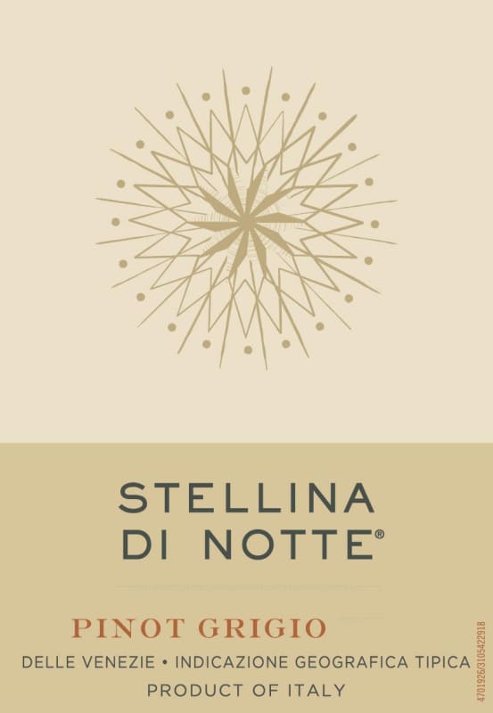 Stellina di Notte delle Venezie Pinot Grigio 2014 Front Label